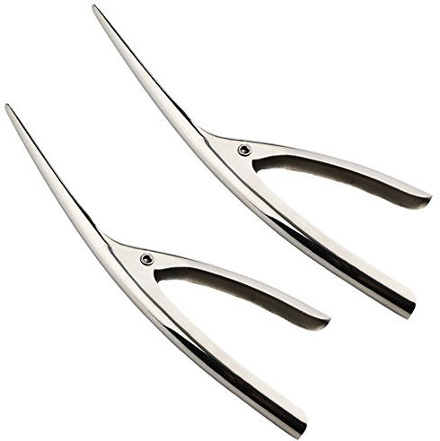 CESFONJER Éplucheur crevettes, Lot 2 Outils déveinage crevettes, Couteau éplucheur crevettes en Acier Inoxydable, pour crevettes Peut être utilisé pour éplucher Les crevettes crues ou cuites