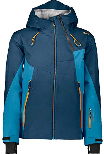 CMP Herren Jacke 3-Layer PFC Free 15000 Skijacke, Maiolica, 54, 38W0847