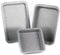 Salter Marblestone 3-Piece Baking Set - Non-Stick Oven Trays, Lightweight Carbon Steel, Easy Wipe Clean, Includes a 36cm Roaster, 37cm Baking Tray, 23cm Square Tray, Oven Safe to 220°C, PFOA Free