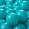 KiddyMoon 100 ∅ 7Cm Balles Colorées Plastique pour Piscine Enfant Bébé Fabriqué en EU, Turquoise