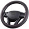 Pahajim Lenkradbezug Auto Lenkradhülle Microfiber Leder Steering Wheel Cover Universal rutschfest Lenkrad Bezug 38cm Lenkradschutz für LKW/Auto/Jeep/SUV -Schwarz