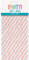 40 LVLY PNK STRIPE PAPER STRAW