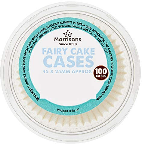 Morrisons White Fairy Paper Cases 100 Pack x 6