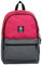 Invicta Zaino Scuola Barly Plus Bicolor, Fucsia Grigio, New Way, Zaino Mono Scomparto con Tasca Porta PC e Tasca con Organizer, Scuola Superiore, Università