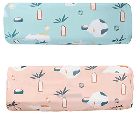 2 PCS Cubierta Protectora para Aire Acondicionado de Interior, Sonwaha Elegante Antipolvo Funda Decoración Manta de Aire Acondicionado Portátil Universal para aire Acondicionado Antipolvo