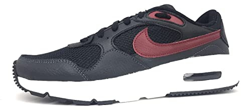 NIKE Men's Air Max Sc Sneaker, Black Team Red Anthracite Summ, 11.5 UK