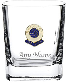 Knight Personalised Rangers Football Mixer Glass