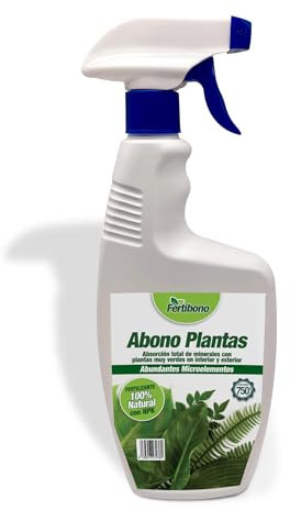 Fertibono Abono Plantas: Fertilizante Natural con NPK, Hierro, Boro, Zinc y Más - Enriquecido con Algas y Materia Orgánica - Ideal para Verde Intenso en Interior y Exterior