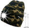 ATNKE LED Mütze mit Licht, USB Typ C Wiederaufladbare 4 LED Beleuchtete Laufmütze Extrem Heller Lampe Winter Warme Stricken Mütze für Herren und Damen Geschenke/Camouflage Green