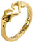 Modischer Finger-Herz-Ring mit Aufschrift To My Beautiful Daughter I Love You Forever, Weißgold, verstellbar, offene geschlossene Hände, Liebesring, Geschenke für Frauen, Geburtstagsgeschenke für