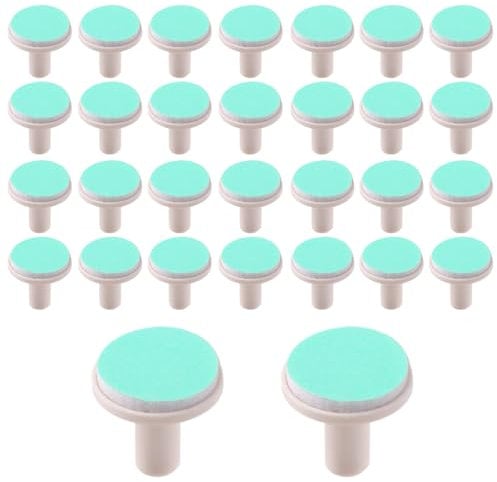 30 Pcs Baby Nail Trimmer Replacement Pads, Nail File Electric Trimmer Replacement Pads for Standard Electric Kid Nail Trimmer Nail Grinding Heads for Babies 12 Months for All Ages (Blue)