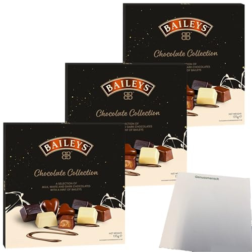 usy Bundle für Baileys Schokolade Collection 3er Pack (3x135g Packung) + usy Block