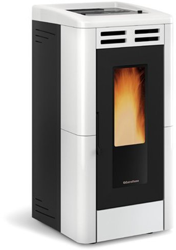 STUFA A PELLET 13,5Kw ANASTASIA PLUS BIANCA - 56x58x112cm.