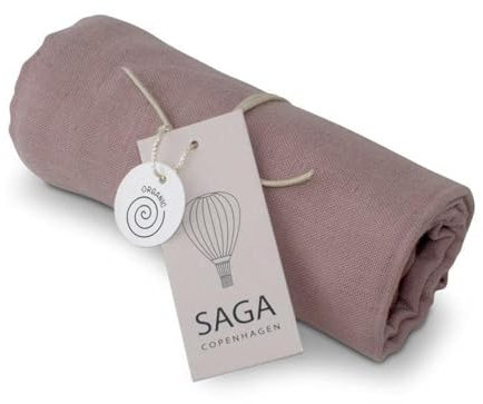 Saga Copenhagen Vidar Spucktücher Baby 70x70 cm | Saugfähige Musselin Tücher aus Bio Baumwolle | Langlebiges Spucktuch & Mulltuch Baby | Soft Muslin Burp Cloths