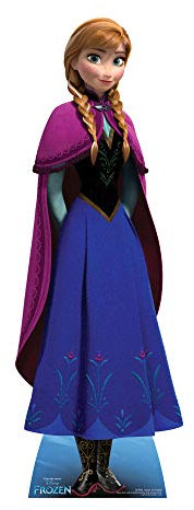 Star Cutouts Ltd Disney Franchise découpée en carton Motif Anna (La Reine des neiges) (Star Mini) SC900, solide, régulier