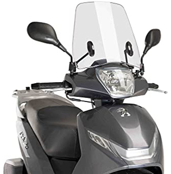 Puig 9968W Urban Rollerscheibe optimierte Aerodynamik, Transparent