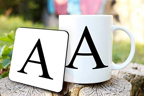 Alphabet Letter Mug Cup Initial A Coffee/Tea Gift Endless Prints LTD (A)