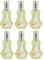 Lot De 6 Musc Parfum Red Rose AL REHAB 35ml Eau de Parfum Unisexe Parfum Arabe Homme Oud Femme Attar Oriental Halal NOTES : Rose, Vanille, Floral, Patchouli et Musc