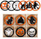 MengH-SHOP Halloween Anhänger Holz Geschenk Anhänger Ornament für Halloween Party Zuhause Garten Deko Geschenke DIY Handwerk Basteln 18 Stück