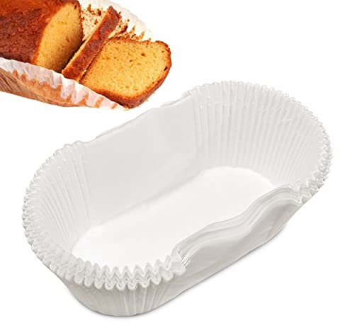 Winsome 40 Pcs Disposable Bread Baking Paper Tins Non Stick Cake Tin Liners for Muffins Cupcakes Mini Snacks - 1 lb