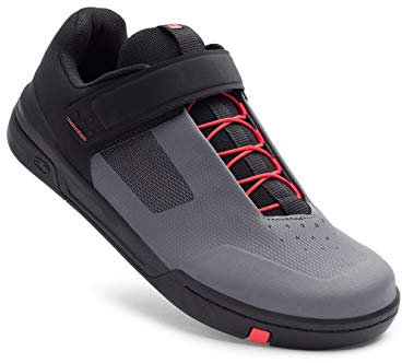 Crank Brothers Herren Stempel Speed Lace Fahrradschuhe, Grau Schwarz Rot