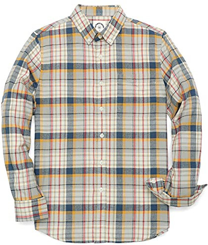 Dubinik® Chemise Flanelle Homme Chemise a Carreaux Homme Coton Chaude Casual Regular Chemise Manches Longues avec Poche