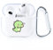 AKABEILA Hülle Kompatibel mit Apple AirPods 3 Hülle Case Silikon Transparent Durchsichtig AirPods 3rd Generation 2021 Schutzhülle Frontseite LED Sichtbar mit Karabiner