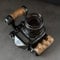 Wood Camera Hand Grip For Pentax 67 6X7 6 * 7 Left and Right Handle Holder Kit Set (Black walnut)