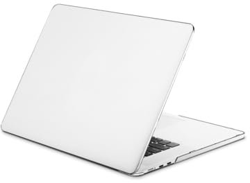 Hama Hülle für MacBook Air M2 2022 13 Zoll (ultradünne Schutzhülle, Macbook Zubehör, Schutz, Case, Cover gegen Kratzer und Schmutz, Hartschale, Komplettschutz) Transparent