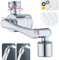 Robinet d'Extension Multifonctionnel Rotatif à 1080 Degrés, YRAKOZIN Accessoire de Filtre Robinet, Mousseur Robinet avec Deux Méthodes Sortie d'eau pour Cuisine Salle de Bain [8 Filtres, M20-M22-M24]