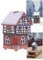 Midene Ceramic Houses Collection - Sammlerstück Miniatur des historischen Hauses in Lauterbach Deutschland - Räucherkegel Räucherstäbchenhalter Winter Edition - Keramik Räuchergefäß S19-6