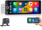 Hikity 2GB+64GB 1 Din Android 15 Autoradio mit Navi Wireless Carplay Android Auto, 6,9 Zoll Bildschirm Radio Bluetooth Mirror Link WiFi FM/RDS/EQ/USB Lenkradsteuerung Rückfahrkamera