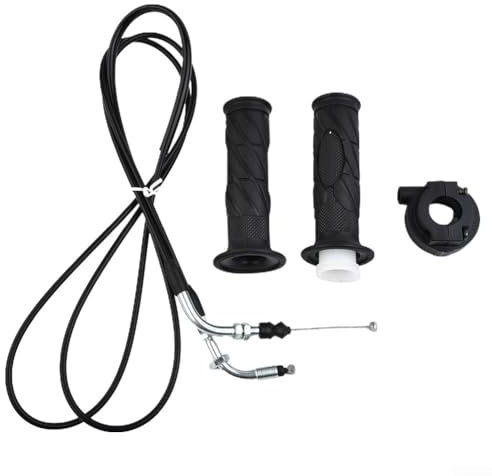 für Handgriff Gaszug Roller Gaszug, 2 Set Moped Scooter Gasgriff Drehgriff Lenkergriff Kabel, 88OR9967NWFQ8W00W381