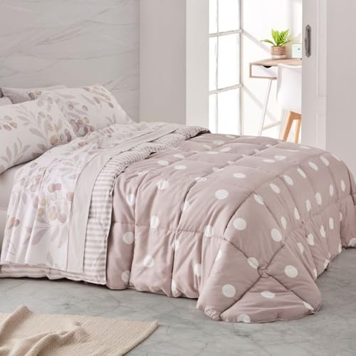 Burrito Blanco Comforter Bettdecke, Kunststoff, Sandfarben, Ancho de 135 cm