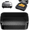 Dzpuhuojz Air Fryer Silicone Liners for Ninja Foodi MAX Health Grill 5.7L Air Fryer AG551UK, Reusable Air Fryer Accessories, Non-Stick Airfryer Silicone Tray for Ninja