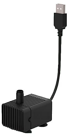 Mini Bomba de Agua Sumergible Ajustable USB, Fuente de Agua de Baja Potencia, Bombas hidropónicas USB para Tanque de Agua de Estanque de Peces