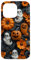 iPhone 14 Pro Max Spooky Halloween Ghosts 3D Clay Effect Flowers and Pumpkins Case