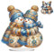 Generish DIY Diamond Painting Weihnachten Tisch Deko, Winterschneemann 5D Diamant Painting Tischdeko, Diamant Malerei Stehend Kunst Set für Anfänger Hausgeschenk Deko Geschenke