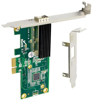 Yooghuge EP9660 PCIEx1 Gigabit Tarjeta de red óptica de fibra óptica WGI210AS de un solo puerto y con soporte para uso industrial