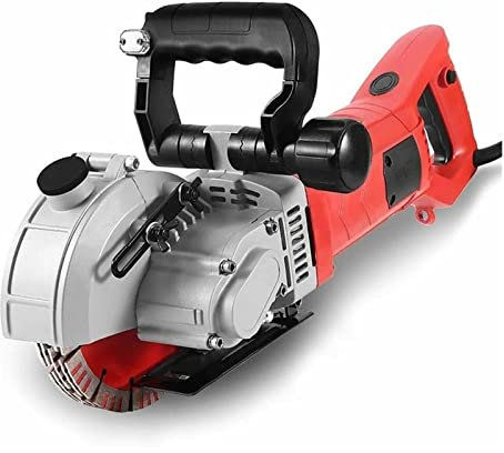 Mauernutfräse, Wandschlitzmaschine 5500W Elektrische Wand-Chaser-Nut-Schneidemaschine 40mm-staubdichter und infrarot-Sichtung,Stärkere Schneidleistung