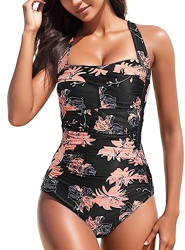 Maillots Une Pièce Femme Maillot De Bain Grande Taille Ronde Transbronzant Shorty Ventre Plat Push Up Rembourré Tankinis Tankini 52 54 56 Maillot'de 1 Gainant Enceinte Robe Sexy