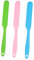 3 Pièces Spatules à Cire Silicone Applicateur Non Adhésif Réutilisable pour Épilation Corps à Domicile et Salon