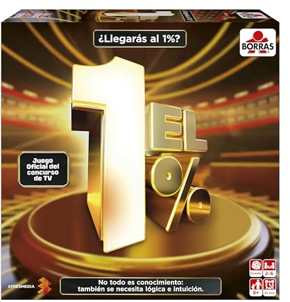 Educa - El 1% | Juego de Mesa Adultos y Familia | Divertido Juego de Preguntas y Lógica | Regalo Original Basado en el Programa de TV | A Partir de 8 Años (20453)