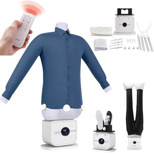 Ferro da stiro automatico per camicie PRO | Sostituisce il ferro da stiro, l'asse da stiro e la vaporizza | Stira Camicie Automatico Manichino per camicie, bluse e magliette