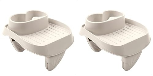 Intex 28500 - Soporte Bebidas SPA 2 portavasos+Bandeja 26 x 22 x 18 cm (Paquete de 2)