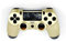 GGZone Coque de remplacement pour manette PS4 (ancienne version) JDS-001 JDS-010 JDS-011 (or-noir) - Plastique, polycarbonate