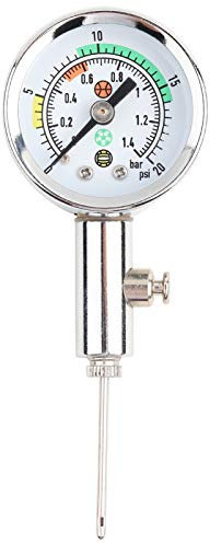GLOGLOW Ballpumpen Ball Manometer, Mini Luftdruckmesser Barometer Tool für Fußball Rugby Volleyball luftdruckprüfer