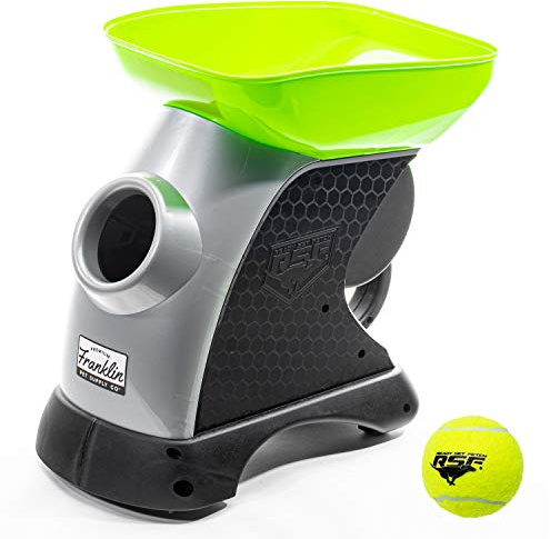 Franklin Pet Supply Ready Set Fetch Automatic Tennis Ball Launcher Dog Toy - Authentic Tennis Ball Thrower - Launchesup to 40' - Interactive Pet Toy
