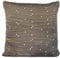 nielsen HOME Kissen Lorin gestrickt, 50x50 cm, Antik Grau/Sand, 100% Baumwolle, Strick, Oekotex, Rippmuster, gerippt, Streifen, gemütlich modisch elegant, Dekokissen, inkl. Füllkissen