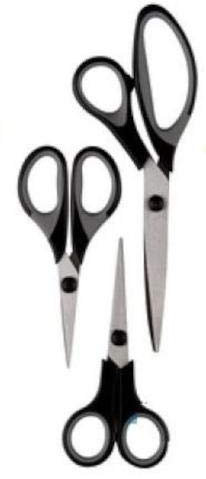 Scherenset 3 Teile Easy Grip Vielzweckschere Schneiderschere Schere